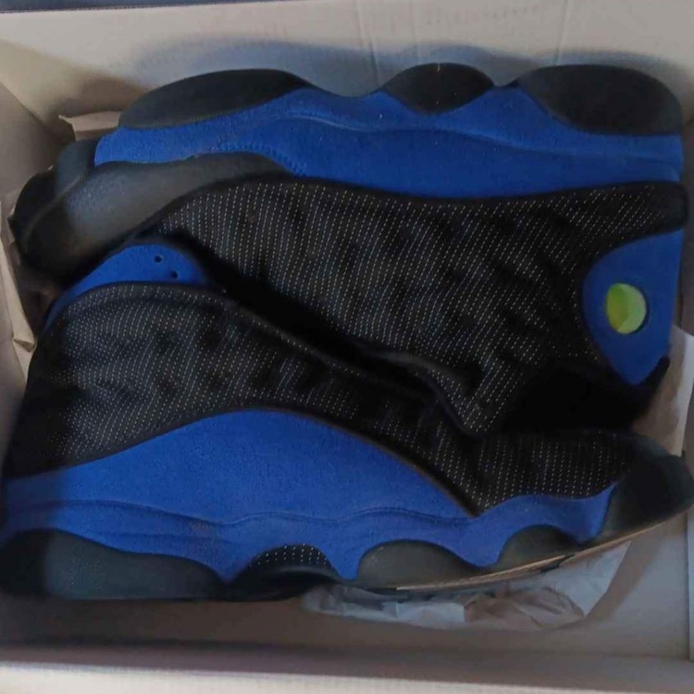 Jordan 13 black/blue size 14